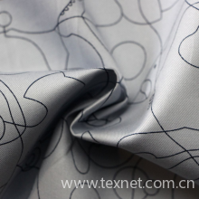 常州喜莱维纺织科技有限公司-弹力斜纹线条印花